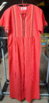 robe rouge longue cotton occasion